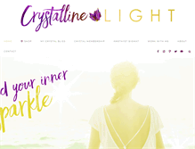 Tablet Screenshot of crystallinelight.com